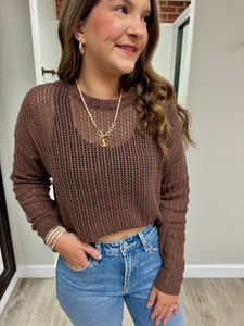 Sadie Espresso Sweater