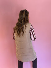 Load image into Gallery viewer, Zoey Longline Puffer Vest