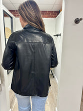 Load image into Gallery viewer, Haisley Pleather Shacket
