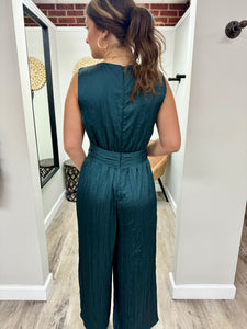 Brandi Teal Blue Jumpsuit