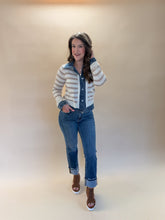 Load image into Gallery viewer, Lou Stripe Denim Button Up