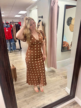 Load image into Gallery viewer, Kaylin Polka Dot Maxi Dress