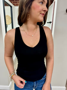 Heather V-Neck Tank