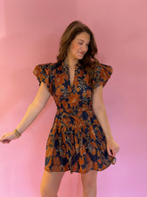 Load image into Gallery viewer, Mallory Navy Floral Dress