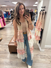 Load image into Gallery viewer, Scarlett Lace Knit Duster