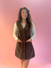 Load image into Gallery viewer, Callie Corduroy Button Down Dress