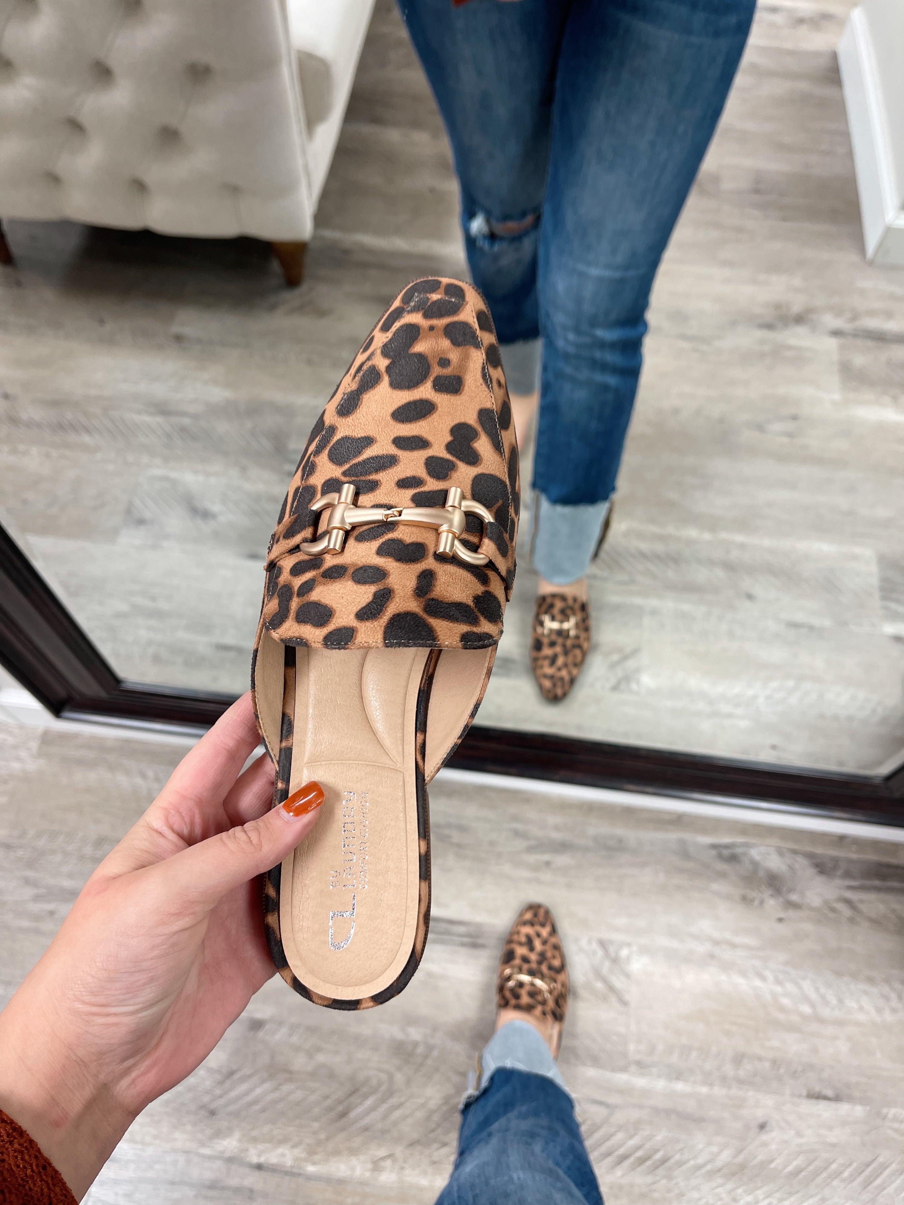 Score Leopard Mule Daisies Denim Boutique