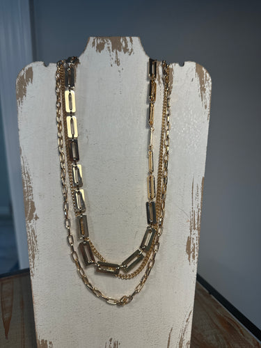 3 Set Gold Necklace