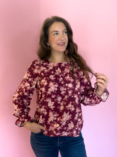 Load image into Gallery viewer, Rose Floral Blouse