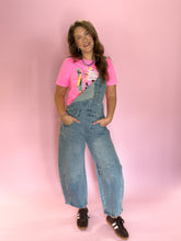 Load image into Gallery viewer, Carolyn Barrel Denim Jumpsuit