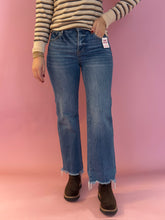 Load image into Gallery viewer, Tummy Control Medium Wash High Rise Straight Jeans