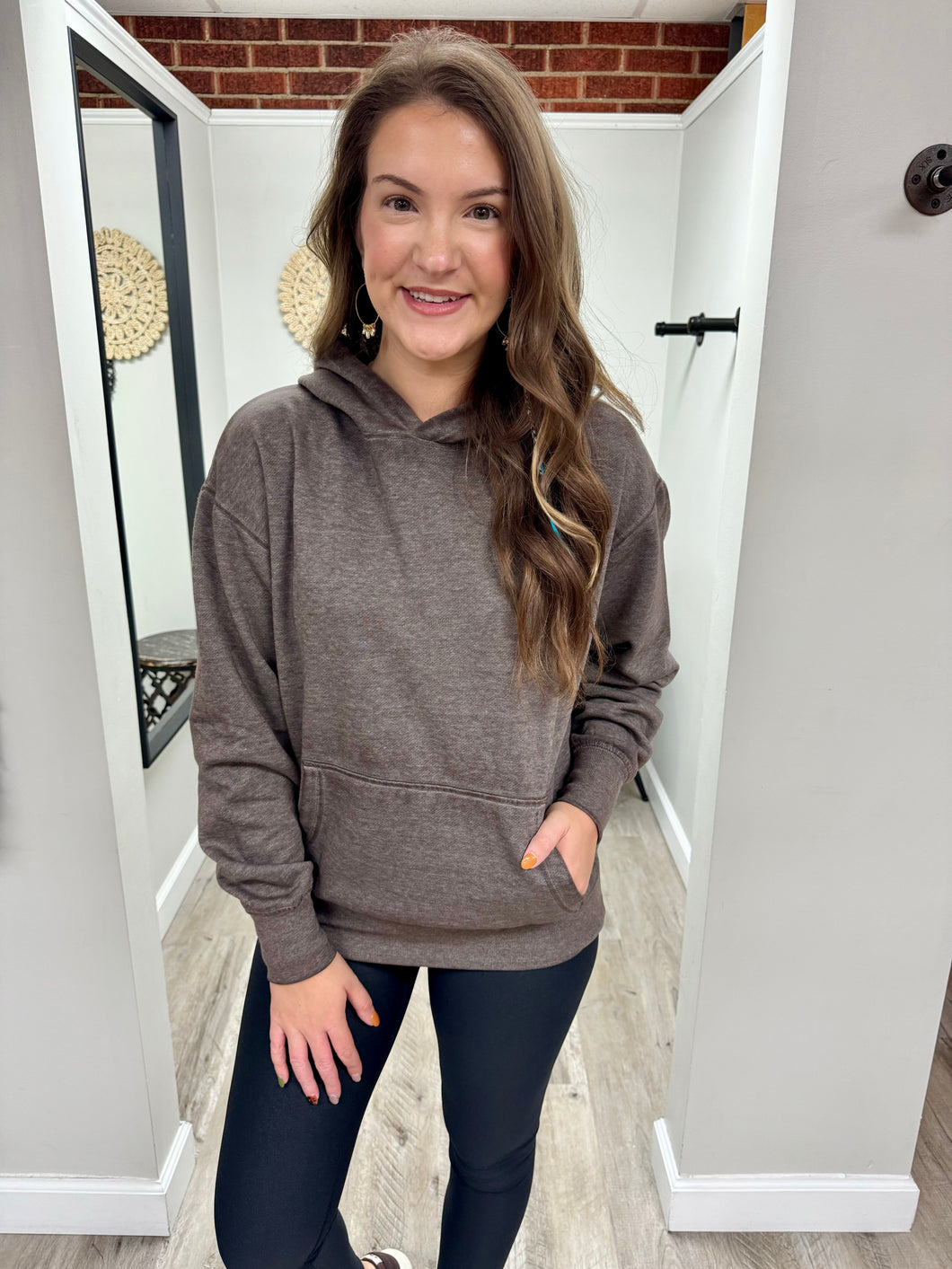 Maria Burnout Fleece Hoodie