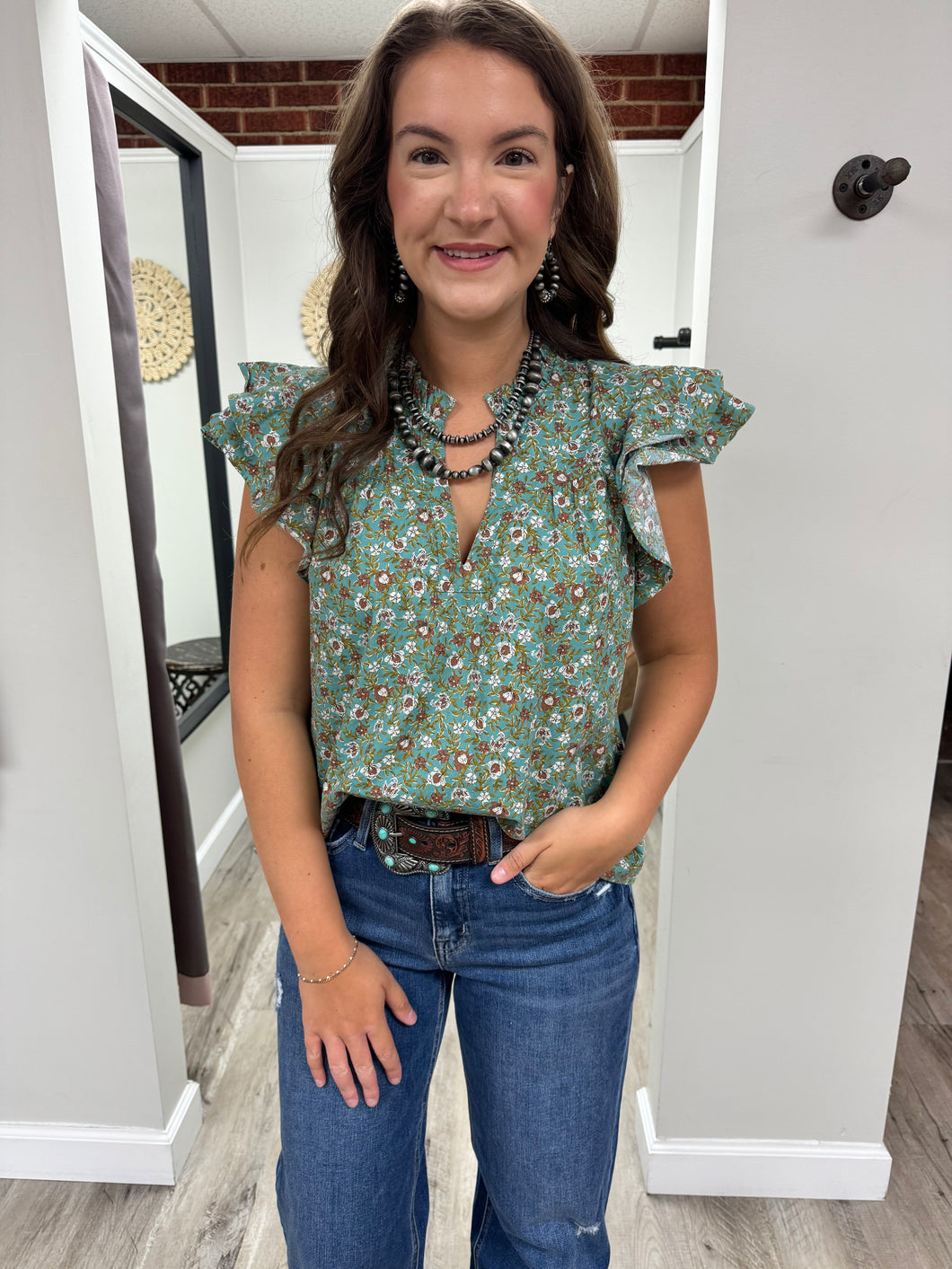 Addison Floral Top