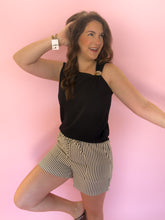 Load image into Gallery viewer, Payton Black Gold Trim Top