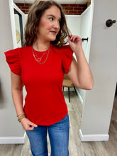 Load image into Gallery viewer, Josie Ruffle Sleeve Top