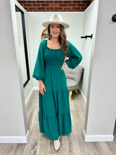 Load image into Gallery viewer, Skylar Smocked Maxi Dress