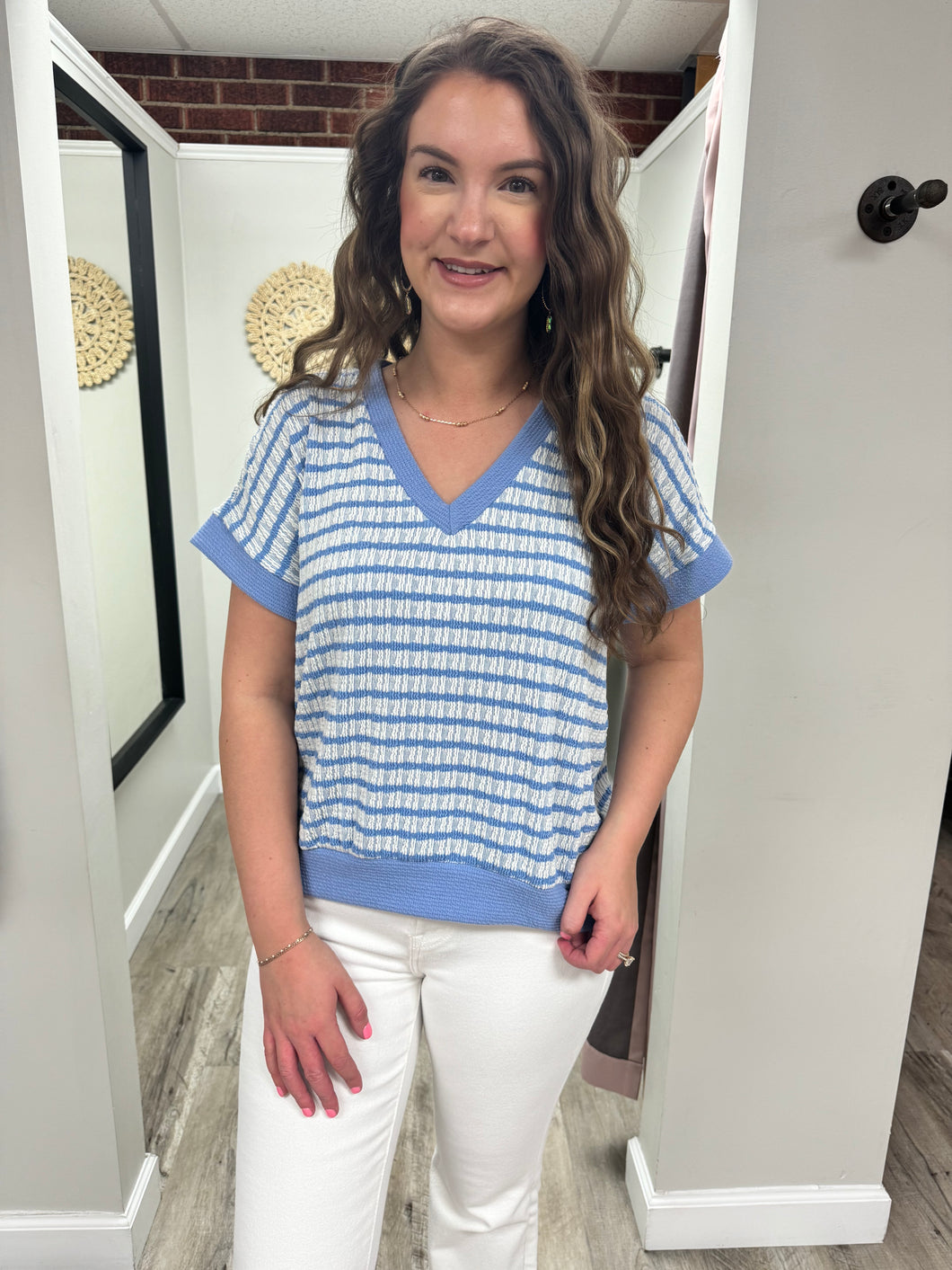 Mindy Stripe Top