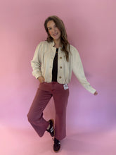 Load image into Gallery viewer, Avery Bone Suede Jacket