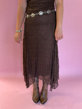 Load image into Gallery viewer, Cora Lace Brown Skirt