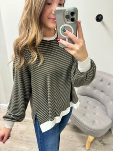 Quincy Stripe Top