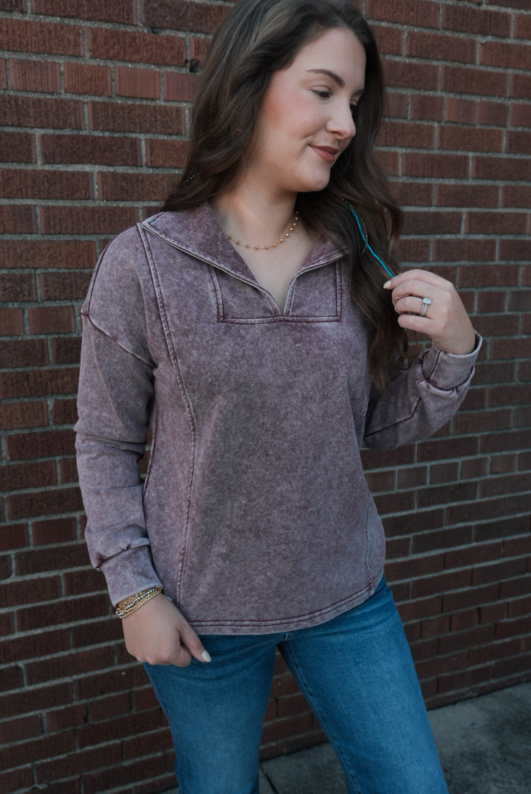 Jamie Washed Pullover