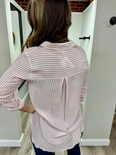 Load image into Gallery viewer, Alexi Stripe Button Up