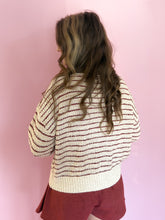 Load image into Gallery viewer, Isabella Oatmeal Striped Sweater