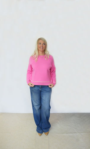 Cassie Pink Sweater