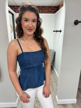 Load image into Gallery viewer, Harper Denim Top