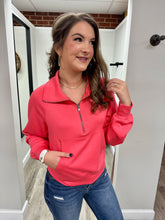 Load image into Gallery viewer, Lizzy Half Zip Pullover