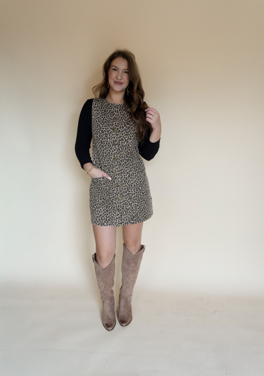 Tara Leopard Dress