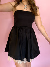 Load image into Gallery viewer, Sage Tube Top Flare Mini Dress