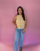 Load image into Gallery viewer, Julia Lemon Floral Tank