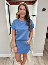 Load image into Gallery viewer, Sheri Misty Blue Skort