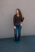 Load image into Gallery viewer, Rachel Chocolate Square Neck