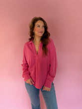 Load image into Gallery viewer, Claire Fuchsia Knit Top