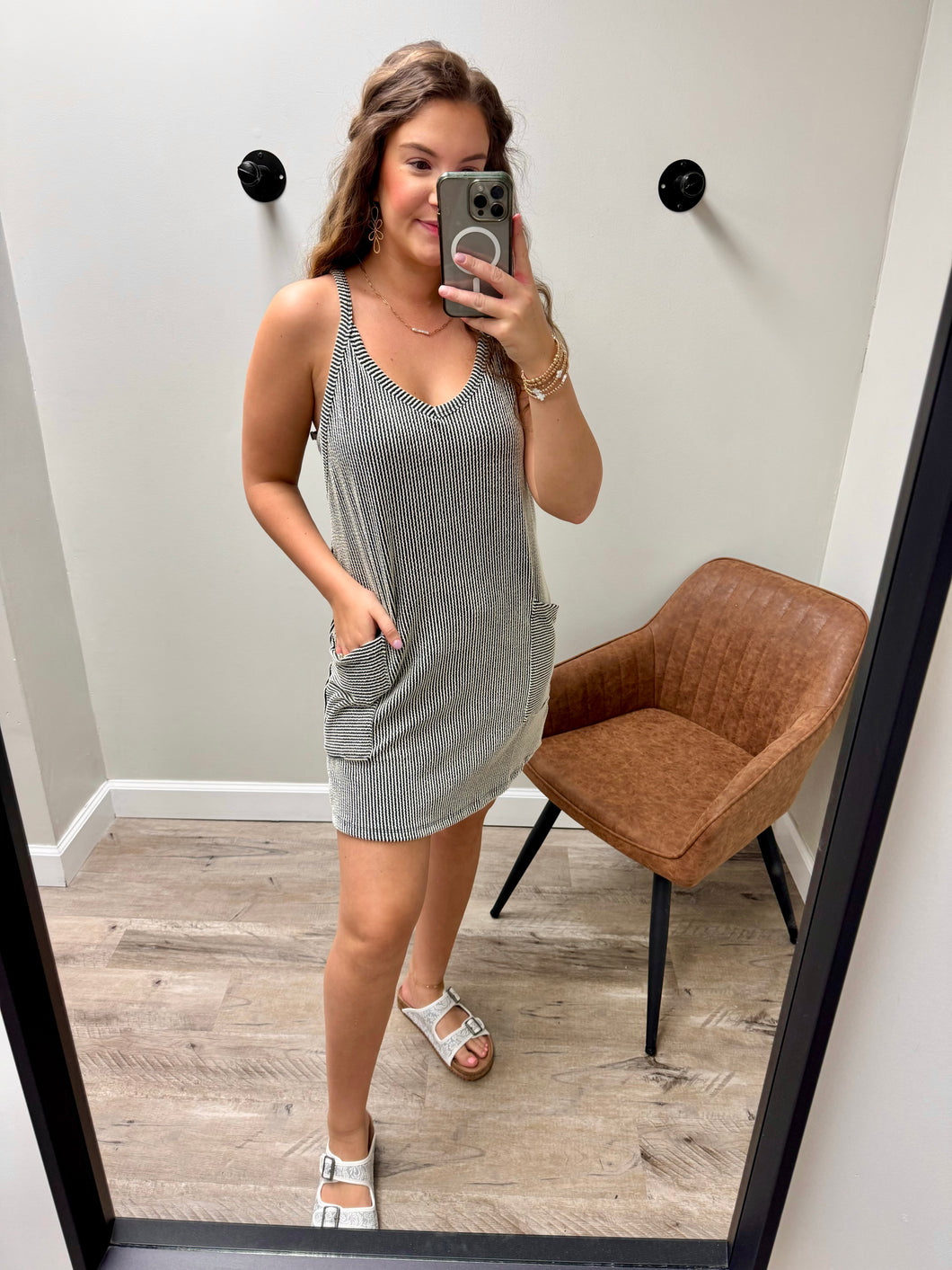 Emily Two Toned Romper Dress