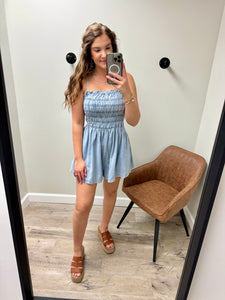 Blair Denim Romper