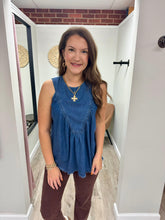 Load image into Gallery viewer, Tessa Shirred Swing Tank