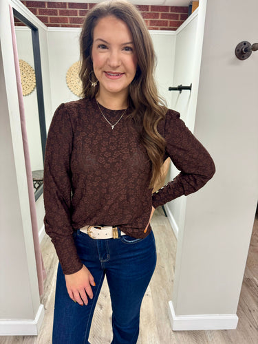 Ellie Puff Sleeve Knit Top