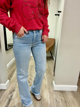 Load image into Gallery viewer, Tummy Control High Rise Long Straight Jeans