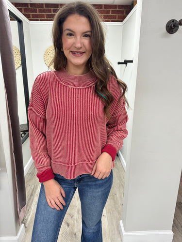 Remi Oversized Slit Sweater