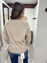 Load image into Gallery viewer, Whitney Mock Neck Seam Sweater