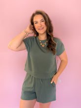 Load image into Gallery viewer, Millie Luxe Ribbed Tee Set