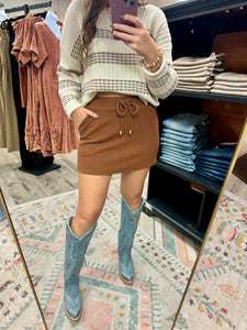 Well Loved Ribbed Skort