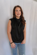 Load image into Gallery viewer, Harper Black Sleeveless Top