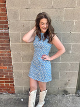 Load image into Gallery viewer, Molly Light Denim Mini Dress