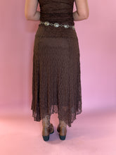 Load image into Gallery viewer, Cora Lace Brown Skirt