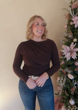 Load image into Gallery viewer, Kylie Brown Pleated Top