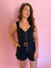 Load image into Gallery viewer, Carolyn Navy Romper